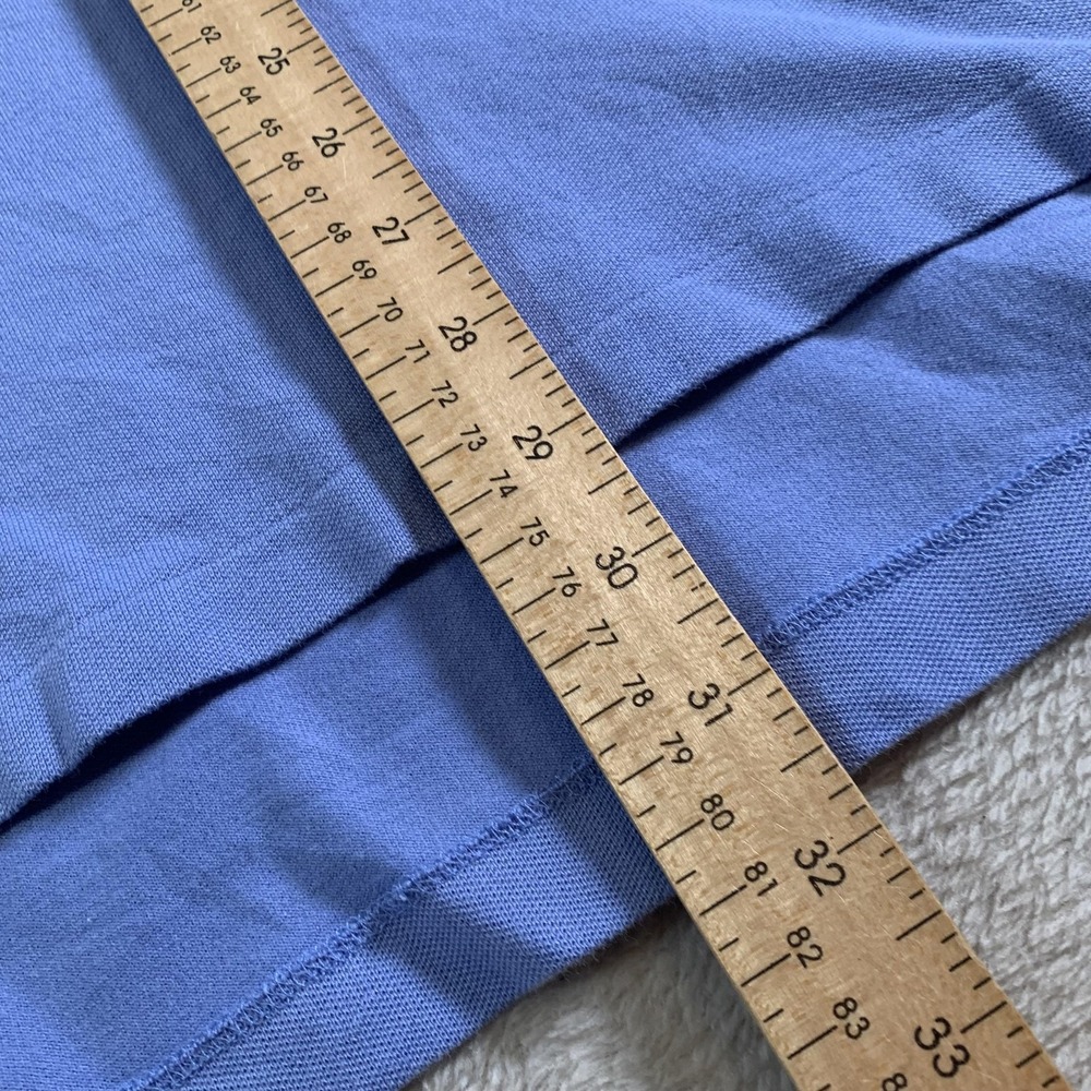 Polo Golf Ralph Lauren Polo Shirt Mens Large Blue Pima Cotton Stretch‎ Knit - Picture 8 of 10
